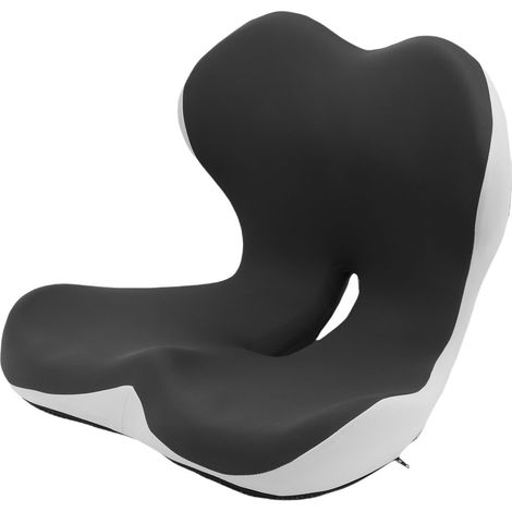 Coussin de chaise en mousse à mémoire de forme, base antidérapante, respirant, ergonomique, avec soutien lombaire intégré, pour voiture et maison (1/5)