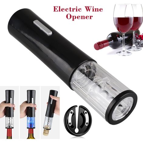 Ouvre-bouteille sans fil (électrique ou non), tire-bouchon automatique avec coupe-capsule, tire-bouchon à piles, idéal pour la maison ou comme cadeau. (1/5)