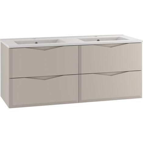 Doppelwaschtisch-Unterschrank 120cm Ellie Kaschmir (1/5)