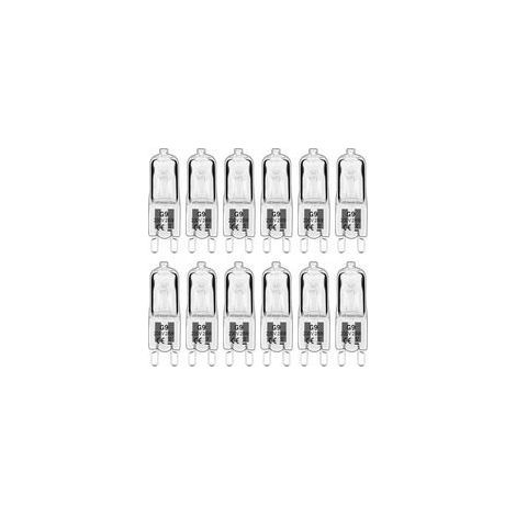 G9 LED Bulb, G9 Halogen Bulb 28W 230V, 350LM 2700K Warm White Dimmable, G9 Capsule Bulbs, for Chandeliers, Landscape Lamps, Wall Sconces, Cabinet Lighting, Pack of 10