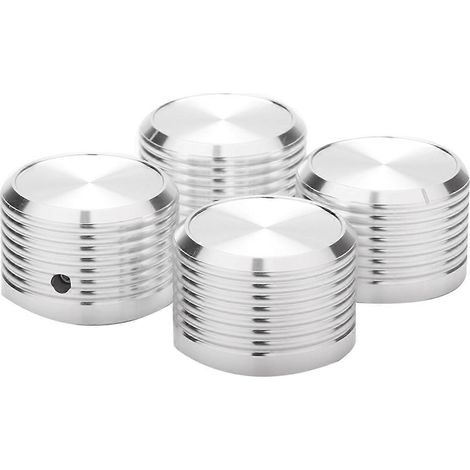 4 boutons d'amplificateur de guitare en aluminium massif 38x25mm (1/5)