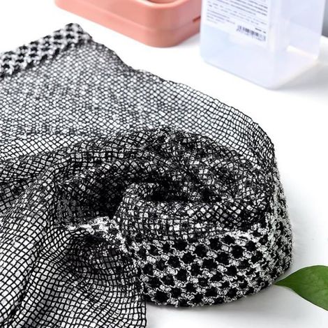 2 pièces pour le gommage du dos japonais, serviette de douche exfoliante, gant de toilette exfoliant extra long pour hommes et (1/5)