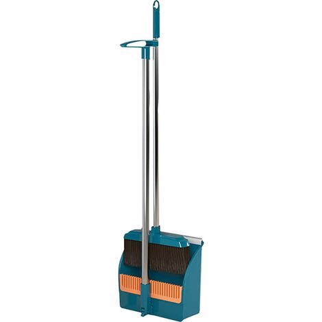 Balai Et Pelle À Poussière - Ensemble Complet Pour Nettoyage Intérieur - Rangement Vertical Par Encliquetage - Plastique Robuste - 1 Balai + 1 Pelle (1/4)
