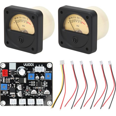 TS-DB45-Q 2 amplificateurs sonomètre + carte pilote avec rétroéclairage, mesureur de niveau sonore à tube électronique pour amplificateur audio (1/5)