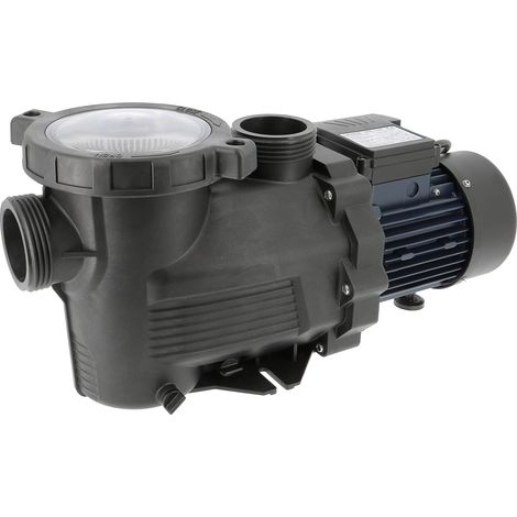 Spid'O SPR 1100 2963 - Pompa di filtrazione per piscina, 22 M3/h, 1,5 CV, filtro grande, colore: Nero (1/5)