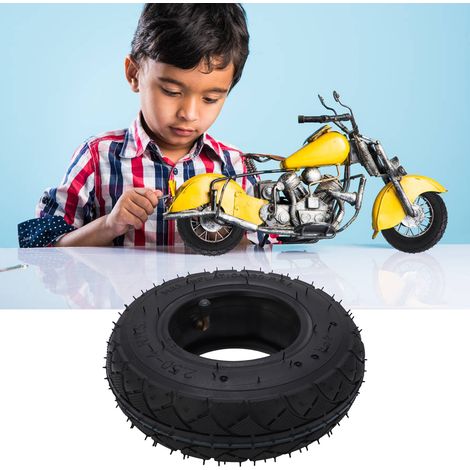 Jeu de pneu et chambre à air 2.50‑4 pour scooters, fauteuils roulants électriques et remplacement de roues (1/5)