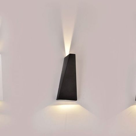 V-TAC Lampada LED da Muro 4W 110LM/W Doppio Fascio, Nero Bianco Naturale IP65 (1/5)
