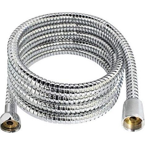 Salle de Bains en Acier Inoxydable Anti-déflagrante Flexible Chrome Douche Tube Preuve Tuyau Ressort Tube Tuyau Tirer (Color : Silver, Size : 2M) (1/5)