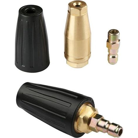 Accessoire pour nettoyeur haute pressi, onBuse turbo rotative 1,8 GPM 3000 PSI 035 pour nettoyeur haute pression,1/4" Quick Connect raccord rapide, buse de nettoyeur haute pression