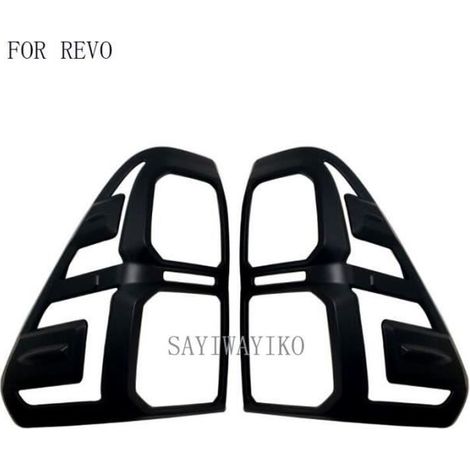 Couvercle noir pour feu arrière, accessoire adapté à la Toyota Hilux REVO 2016 2017 2018 SR5 2017 (1/2)