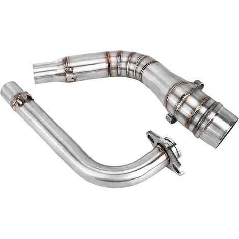 2 pièces tuyau d'échappement avant moto en acier inoxydable accessoire pour NMAX 155 125 (1/5)