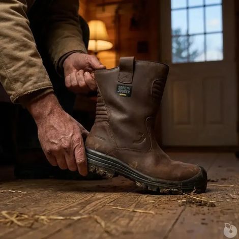 Bottes de sécurité Mayon S3S - Homme - Marron (1/5)