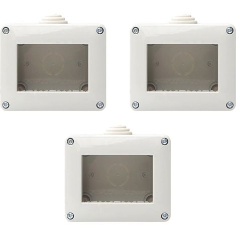 gloca Custodie Esterne Contenitori Idrobox Compatibili Serie Plana (3P IP40, 1 UNITÀ) (1/4)