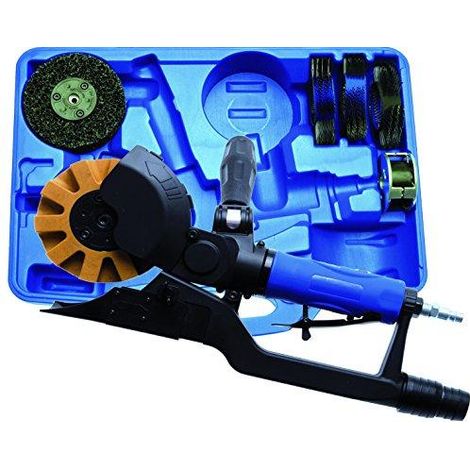 Bgs Set levigatrice e lucidatrice pneumatica grigia