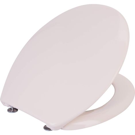Cornat Cetina KSCET17 Abattant de WC design uni en Duroplast Beige facile d'entretien (1/5)