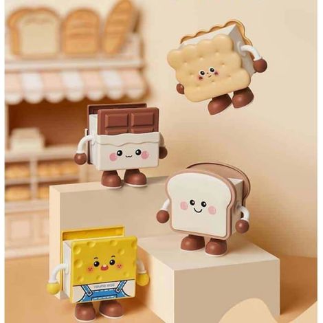 Range Stylo Design Toast Fromage Chocolat 3D Boîte Rangement Bureau École Maison Cadeau Mignon Café (1/5)