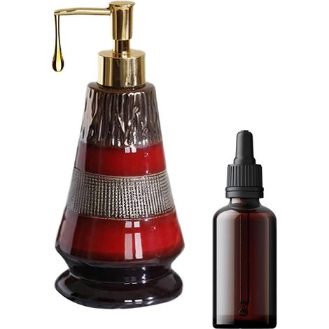 Distributeur de savon liquide décoratif et rechargeable pour lavabo-AquaForge (1/5)