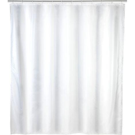 Cortina de ducha Uni blanco, 120x200 cm (1/5)
