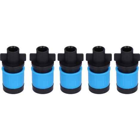 Lot de 5 buses de brumisation ajustables pour arrosage automatique, tête d'irrigation micro-jardin.