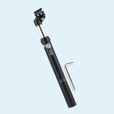 Spring Shock Absorber Saddle Tube, Diameter 27.2/30.9/3 cm/Saddle Tube Aluminium Shock Absorber, Length 350 mm/Bicycle Saddle Tube with Shock Absorber (1/5)