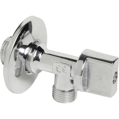 WOLFPACK LINEA PROFESIONAL llave de escuadra 1/2x3/8 , Llave de escuadra 1/2x3/8 - Llave para grifo angular.- Metal cromado.- Medida: 1/2 x 3/8