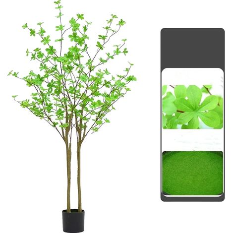 Albero artificiale, design realistico, decorazione versatile, Enkianthus da 150 cm (1/2)