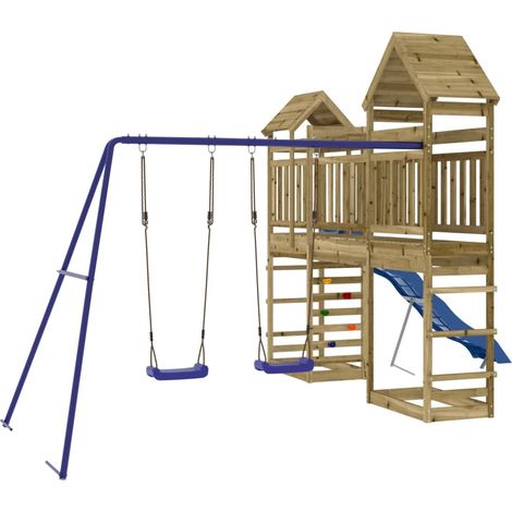 Outdoor Playset Impregnated Wood Pine vidaXL (1/5)
