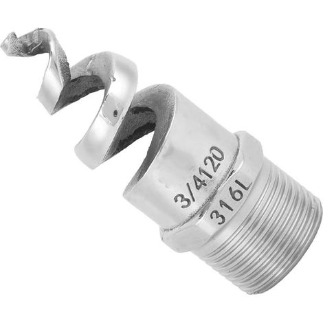 Buse en acier inoxydable SPJT 316L spirale filetage mâle accessoires d'arrosage anti-obstruction ( (1/5)
