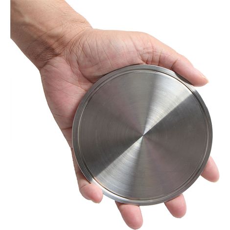 Acier inoxydable bride aveugle raccord de bride rapide bouchon sanitaire 106 mm argenté 1 pièce pour brasserie laiterie industrie alimentaire (1/3)