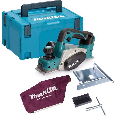Makita DKP180Z 18v Planer LXT Lithium Ion Cordless Bare + MakPac Case + Dust Bag (1/4)
