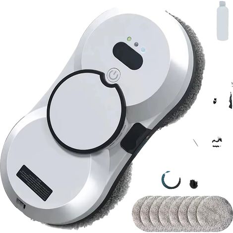 Robot limpiacristales, potente adsorción, diseño compacto, 5600 PA (pulverización de agua única) (1/2)