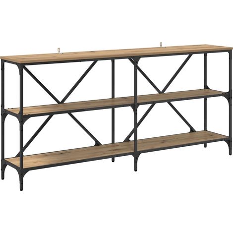 Maison Exclusive - Tavolo consolle Rovere artigianale 160 x 30 x 75 cm