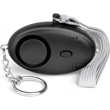 Alarme personnelle pour femmes, 1 alarme de sécurité personnelle de 140 dB, avec lumière LED, alarme d'autodéfense d'urgence pour femmes, filles et enfants. (1/5)