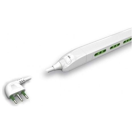 Link Led Multipresa Slim 6 Posti Bipasso con Cavo Spina 16AT
