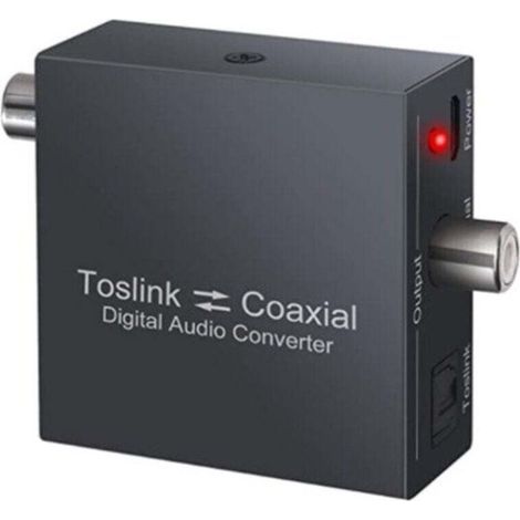 Bidirectional coaxial converter, Toslink SPDIF optical converter and optical converter (1/4)