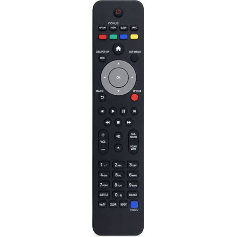 Télécommande Compatible avec Philips Blu-ray DVD Home Cinéma NC201 NC201UD HTS3106/F7C (1/5)