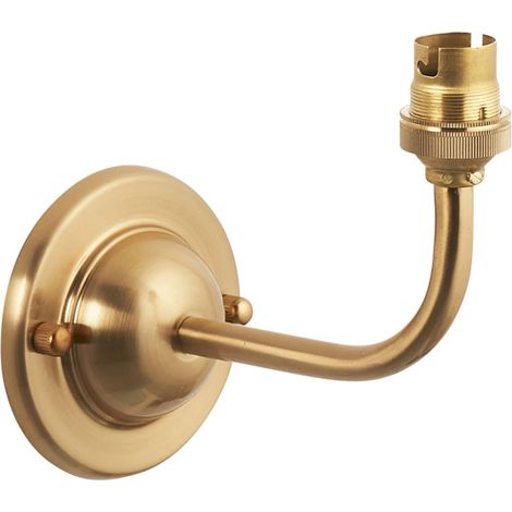 Applique industriale Dome Arc ottone spazzolato B22 Endon (1/3)
