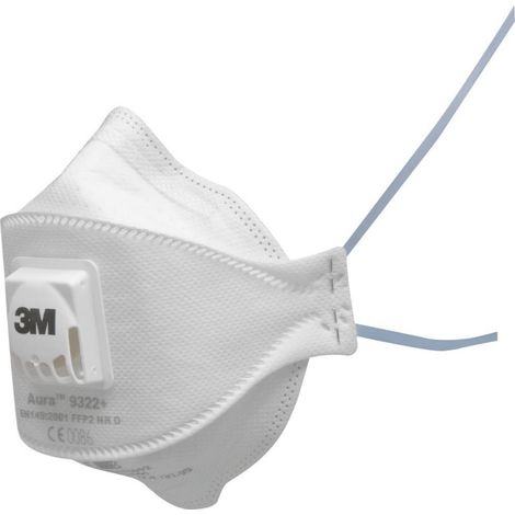 Polveri Fini Maschera Aura 9322+ Generation 3 Ffp2 (Por 10)