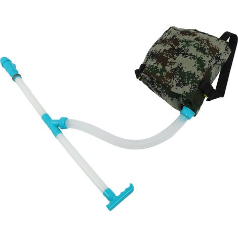 Pulvérisateur à dos en tissu oxford avec bandoulière réglable, kit d'application pour engrais et semences jardin et champ (1/5)