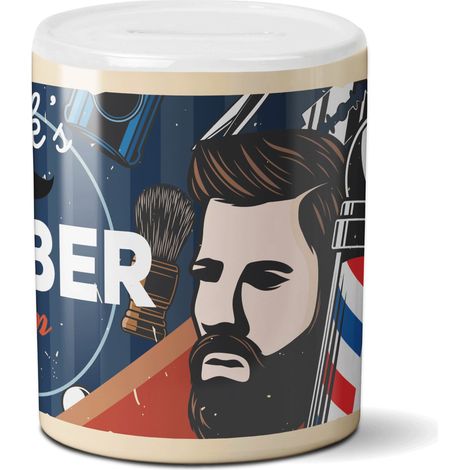 Tirelire pourboire - Tips - Barber shop - Salon de coiffure masculin, barbier (1/5)