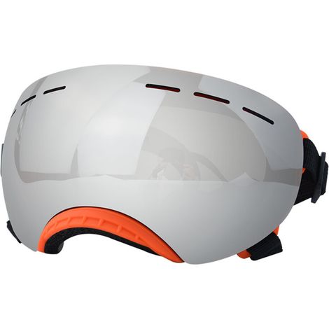 Lunettes de soleil pour chiens-monture orange, verres argentés