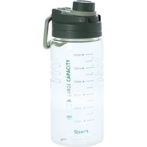 1 Gourde Sport, Plastique Réutilisable, Filtrante, Indicateur de Millilitre, 1.5L, pour Sport et Quotidien (1/4)