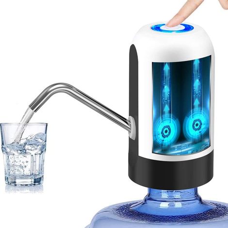 Pompe Électrique Pour Bidon D Eau - Batterie Rechargeable USB - Compatible Bidons 2 à 6 Galons - 3 8 W - Portable (1/5)