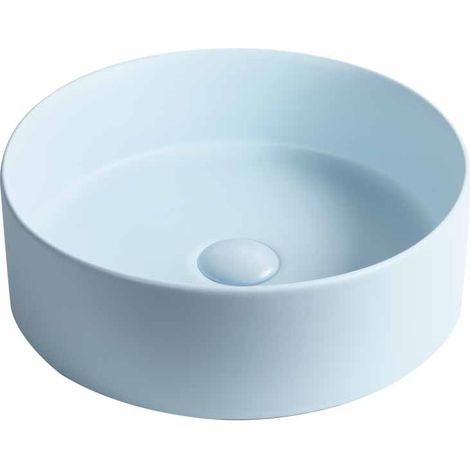 MOSAVIT NAYA Lavabo Encimera Cerámico Satinado Azul - ref: MSV-NAYAAZ (1/2)