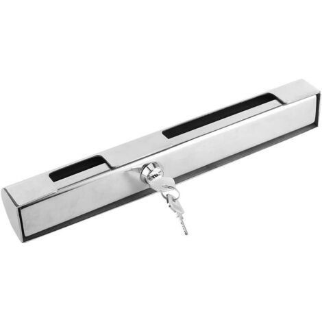 Serrure de sécurité pour Moteur Marin en Acier Inoxydable, Serrure pour Moteur Hors-Bord avec 2 Clés, Dispositif de Verrouillage Antivol pour Bateau de Yacht (1/5)