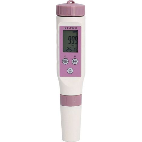 Testeur qualité eau 7 en 1 Bluetooth pH EC ORP salinité étanche IP67 avec sauvegarde automatique des données pour aquarium (1/5)