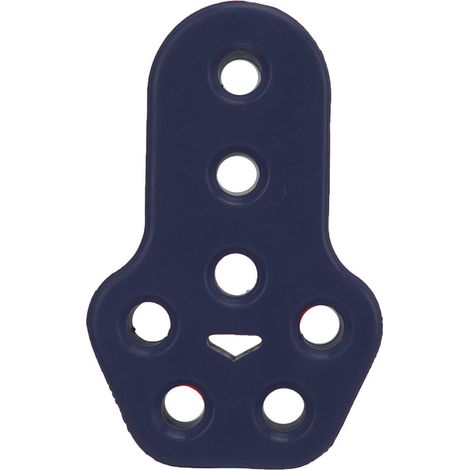 Auspuffhalterung, Kurbelgehäuse, Schalldämpfer, Gummiisolierung, universell, 7 Löcher, 12 mm, blau (1/5)