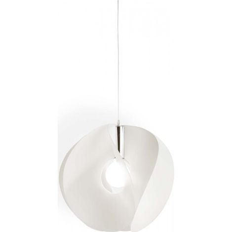 ATOM Pendelleuchte Weiß Durchmesser 45x H42 cm