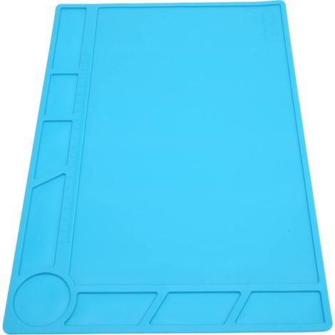 Wärmeisolierende Silikon-Reparaturmatte, hochtemperaturbeständig für Leiterplatten, industrielle Elektronikwartung, Fußmatte S120. (1/5)