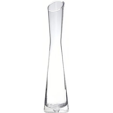 Vase en verre de 25 cm de hauteur pour fleurs, vase à bourgeons décoratif transparent, vases à tige unique pour décoration de maison, mariage et Noël (1/5)